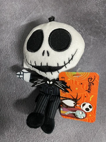 Disney Jack Skellington Keychain Plush Hanger Nightmare Before Christmas NWT Cover