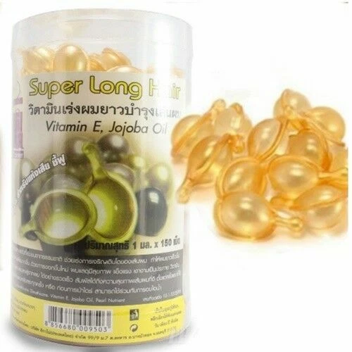 1x Genive Yellow Serum Super Long Hair Vitamin E Growth Faster Longer Treatment