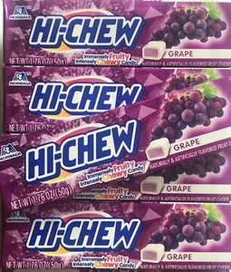 Hi-Chew Grape Japanese Chewy Fruit Candy 20 PACKS FREE SHIPPING - Picture 1 of 1