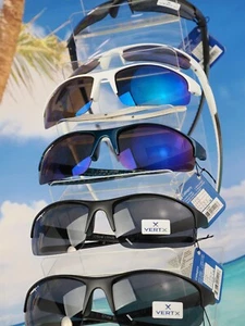 Wholesale Lot (6) Pair 1/2 Frame Sport  Sunglasses #1005 - Picture 1 of 10