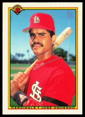 Jose Oquendo 1990 Bowman #200 Tiffany - Image 1 of 2