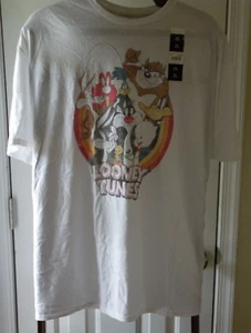 Camiseta Looney Tunes Retro Toons 3XL 54/56 Blanca 100% Algodón Nueva Con Etiqueta - Imagen 1 de 15