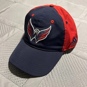 Adidas Branded Navy Washington Capitals Men Sz L/XL Authentic Flex Hat/Cap - Picture 1 of 4