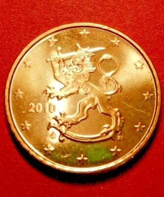 Finland * 50 cent - 2010  -coin * UNC **RARE - Image 1 of 2