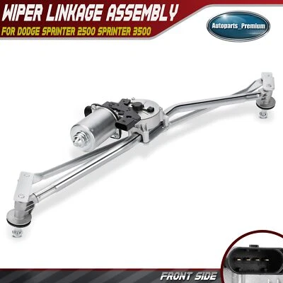 Motor limpiaparabrisas delantero y conjunto de acoplamiento para Dodge Sprinter 2500 Sprinter 3500 07-09 Foto 1 de 4