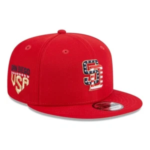 San Diego Padres New Era 2023 Fourth of July 9FIFTY Snapback Hat Cap MLB 4th SD - Picture 1 of 9