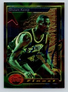 SHAWN KEMP 1993 Topps Finest Autographed NBA card TTM/IP signature - Picture 1 of 2