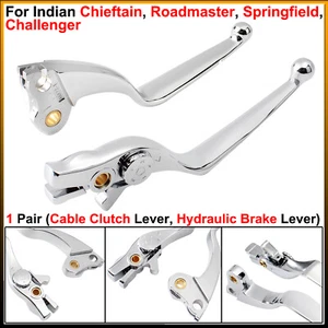 1 Pair Brake Clutch Levers For Indian Chief, Chieftain, Roadmaster, Springfield - Picture 1 of 12