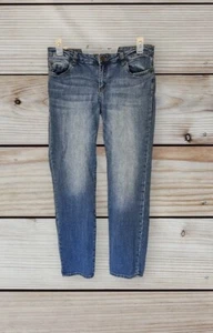 Kut From The Cloth Women’s Jeans Size 10 Blue Straight Leg Denim Logo - Picture 1 of 11