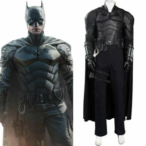 The Batman Bruce Wayne Cosplay Kostüm Hose Mantel Halloween Outfit Anzug - Bild 1 von 11