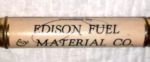Lápiz bala "EDISON FUEL & Material Co. * Teléfono NEWcastle 1710" - Imagen 1 de 10