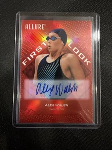 2025 Upper Deck Allure Se - Primer vistazo Alex Walsh #123 Autógrafos Arco Iris Rojo... - Imagen 1 de 10