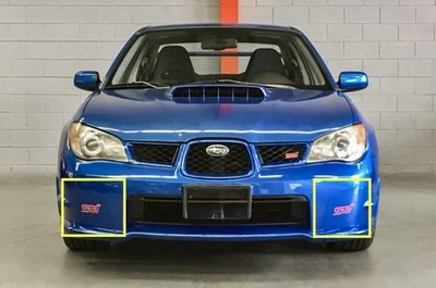 2x Genuine Subaru Impreza WRX STI Fog Light Cover Decal Sticker OEM 93053SA001 - Image 1 of 4