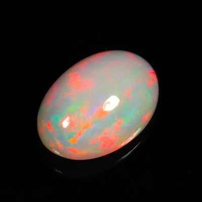 Ethiopian White Opal, Natura Welo Fire Opal Cabochon For Jewelry Making 8.30 CT - Image 1 of 4