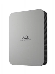 LaCie Mobile Drive STLP5000400 5TB USB-C Portable Hard Drive Moon Silver - Photo 1/5