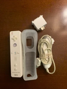 Telecomando Nintendo Wii OEM bianco con 1 nunchuck + movimento più adattato - Foto 1 di 2