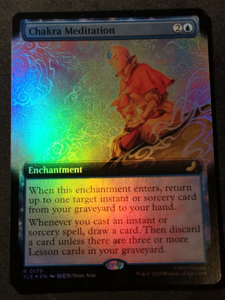 Chakra Meditation - Foil - Extended Art - TLE - MTG - EN - NM - 0179 - Image 1 of 1