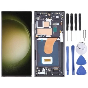 Für Samsung Galaxy S23 Ultra 5G Display Full OLED LCD Rahmen Einheit Ersatz Teil - Afbeelding 1 van 1