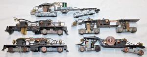5 Vtg 1958 American Flyer GP7 GP9 EP5 DIESEL LOCOMOTIVE MOTOR CHASSIS UNIT PARTS - Picture 1 of 15