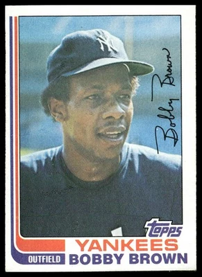 1982 Topps #791 Bobby Brown New York Yankees - Image 1 of 2
