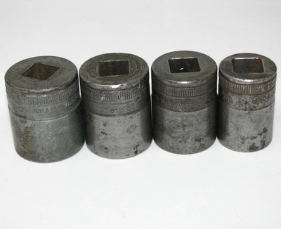 Vintage Snap On Sockets SW-240 280 300 320 1/2" drive 12 point 3/4 15/16 7/8 1” - Image 1 of 4