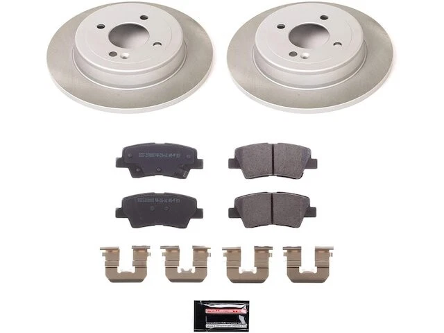 Kit de pastillas de freno trasero y rotor para Kia Rio 2012-2018 2013 2014 2015 2016 TK567RD Foto 1 de 1