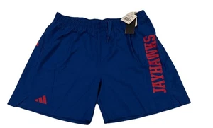 Adidas NCAA Kansas Jayhawks Team Issued Shorts Herren XL 7" Woven Lawrence Blue - Bild 1 von 18