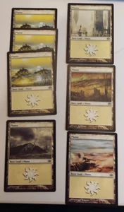 7x PLAINS basic lands (NM/LP) - Planechase - SPARROW MAGIC mtg - Picture 1 of 1