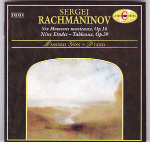 Massimo Gon, Piano - Rachmaninov: 9 Etudes Op. 39, Six Moments Musicaux Op. 16
