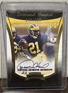 2006 Press Pass Legends Desmond Howard /320 On Card Auto...Michigan/Packers