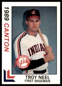 1989 Best Canton-Akron Indians Troy Neel Canton-Akron Indians #25