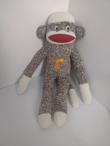 University of Tennessee Volunteers Sock Monkey 18" Plush by Jenkins Enterprises Cover