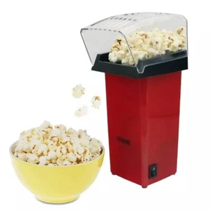 RED ELECTRIC HOT AIR POPCORN MAKER POP CORN MAKING POPPING POPPER MACHINE - Picture 1 of 1