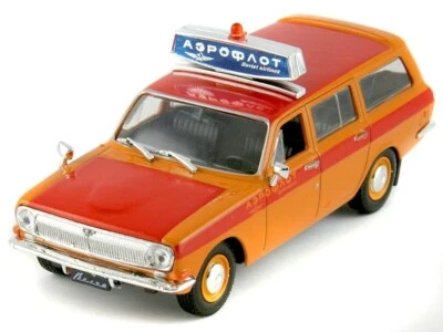 Diecast Soviet car GAZ 24 Volga Aeroflot DeAGOSTINI 1/43 Scale Волга Аэрофлот - Image 1 of 4