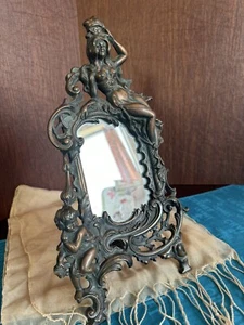 Mirror Sculpture Brass Vintage Berry Memorable Piece - Picture 1 of 24