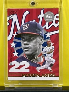 Juan Soto Topps Gallery Insert Modern Artists W One Touch Case ! - Picture 1 of 1