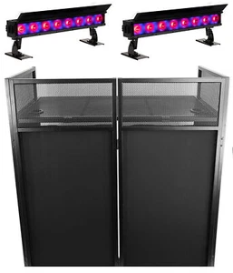 2) American DJ ADJ ElectraPix Bar 8 Wireless DMX RGBAL+UV Wash Light Bars+Facade - Picture 1 of 12