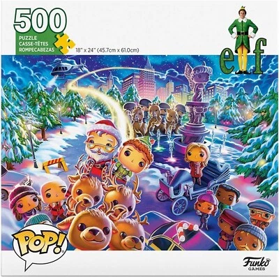 Funko Puzzle Elf Buddy Santa 500 Piezas Foto 1 de 2