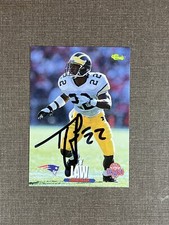TY LAW Signed Autograph 1995 Classic Rookie New England Patriots HOF