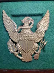 United States Army Indian Wars M-1881 Spiked Helmet Front Plate Badge - Picture 1 of 2