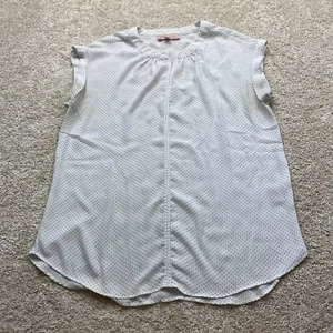 Philosophy Republic Abbigliamento Camicetta senza maniche scollo a V floreale a pois, Donna M - Foto 1 di 8