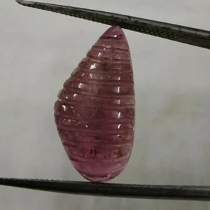 Tourmaline Pink Color Beautiful Carving 1 Pc 9.10 Cts. App Natural Gemstone - Picture 1 of 6