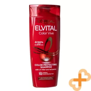 L'OREAL ELVITAL COLOR-VIVE Color Protecting Shampoo 250ml Hair UV Filter - Picture 1 of 24