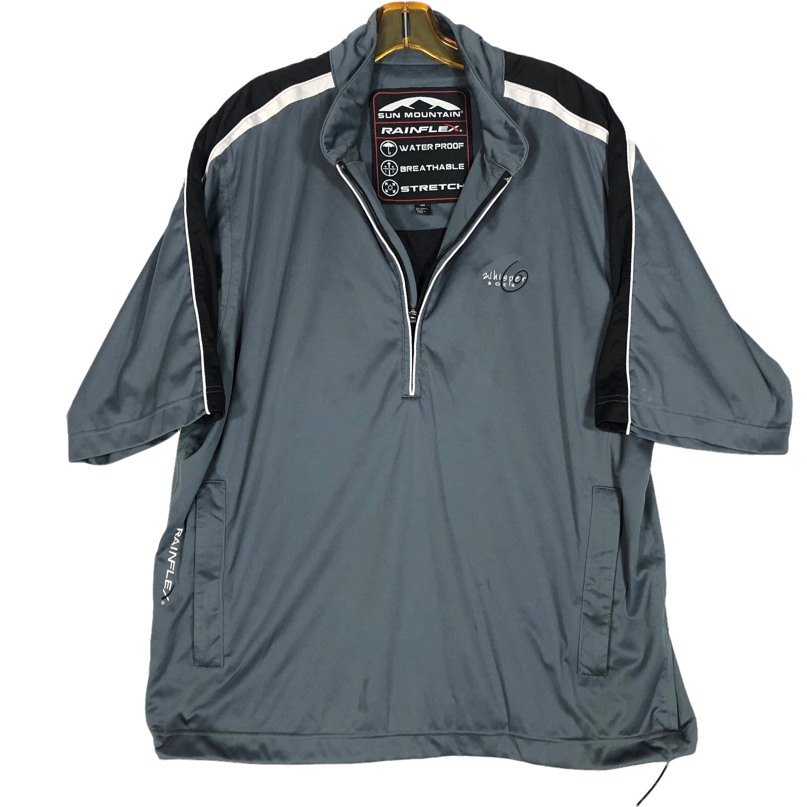 SUN MOUNTAIN Rainflex Gray 1/2 Zip 