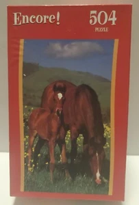 Encore! Grazing Bays Horse Puzzle 504 piece Sealed New - Picture 1 of 2
