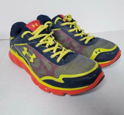 Under Armor Micro G azul marino/naranja/amarillo iluminador 7 años Foto 1 de 4