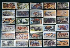 BROOKE BOND  ,,ASIAN WILDLIFE ,,  TEA CARD  LOOSE SET   1962