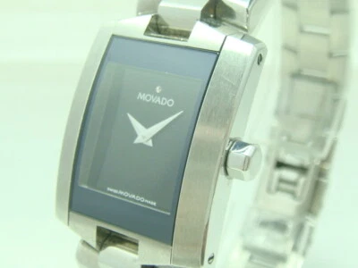 Reloj para mujer Movado Eliro de acero inoxidable negro Foto 1 de 4