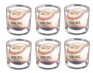 (6-count) Pro-Mold Round Tube Baseball Holder Display Case With UV Pop Off Lid - Picture 1 of 3