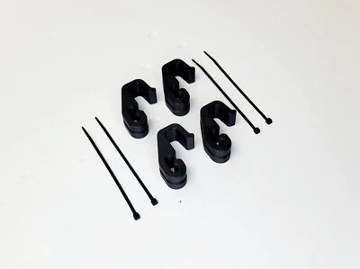 YAK HOBBY 3D YAKATTACK BlackPack Pro Tankwell Bungee Speed Clip Kit Yak Hobby - BLACK